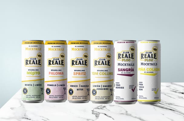 Club Reale incorpora Piña Colada y Sangría a su línea de mocktails 0% alcohol, bajos en calorías, aptos para veganos, celíacos y en&nbsp;lata