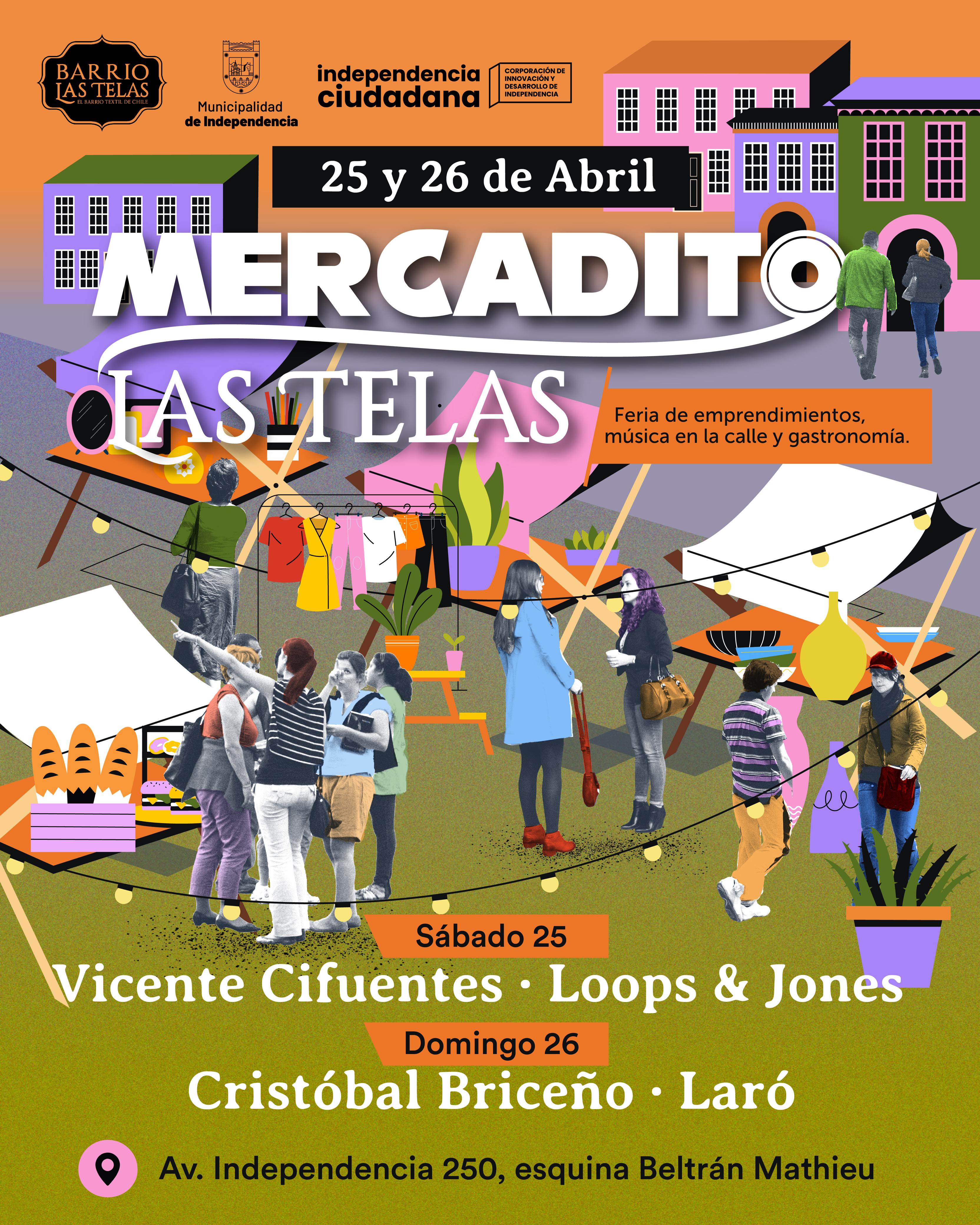 Mercadito Las Telas: Gastronomía y Cultura en Santiago